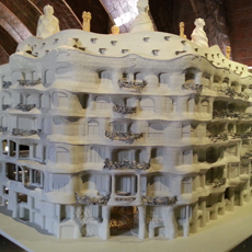西班牙米拉之家建筑模型设计
