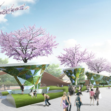 Hainan Sea Flower Island NO.1 Spuer Large Central Park Landscape Design