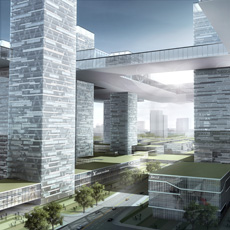 HKS TV QianHai Project Urban Design