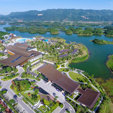 重庆大足龙水湖国际旅游度假区温泉水世界景观设计